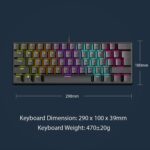 ARMAGEDDON MKA-1C NEO PSYCHSWIFT MECHANICAL KEYBOARD