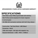 ARMAGEDDON SMK 12R MECHANICAL KEYBOARD