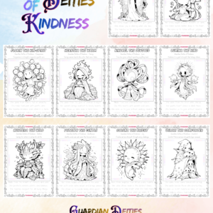 80 Guardian Deities – Fantasy and Mythical Creatures Coloring and Tracing Book PDF